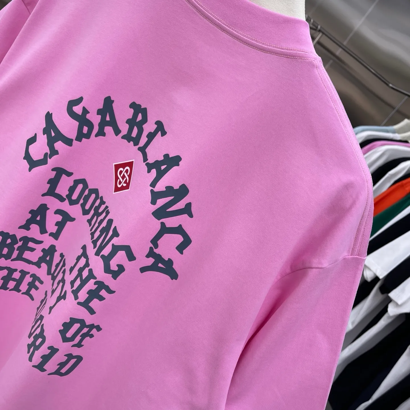 New Arrival Casablanca Classic Series T ～ ， ， 。 ， Classic ， In Stock ！ ：White Black Pink Orange （5 ） Size：S M L XL XXL